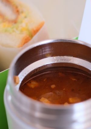 トマトペーストで旨みたっぷりトマトスープ-レシピのメイン写真