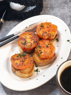 焼きトマトのブルスケッタ-レシピのメイン写真
