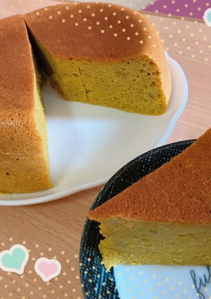 梔子風味のさつまいもシフォンケーキ-レシピのメイン写真