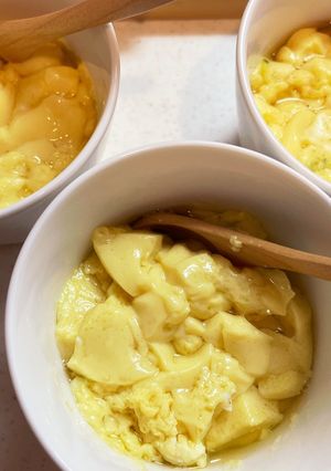 レンジで5分☆うどんスープで茶碗蒸し-レシピのメイン写真
