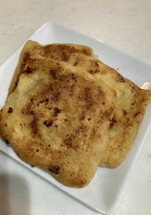油揚げの肉詰め焼き-レシピのメイン写真