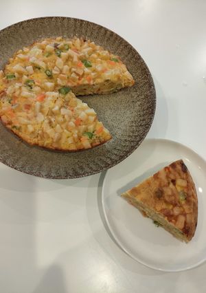 マックのポテトで炊飯器オムレツ-レシピのメイン写真