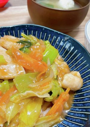 野菜たっぷり鷄チリ-レシピのメイン写真