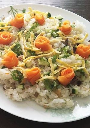 バラみたいなお花人参-レシピのメイン写真