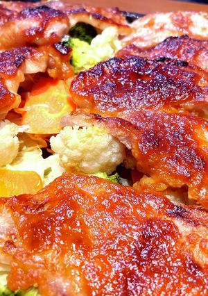 野菜たっぷり豚味噌オーブン焼き-レシピのメイン写真