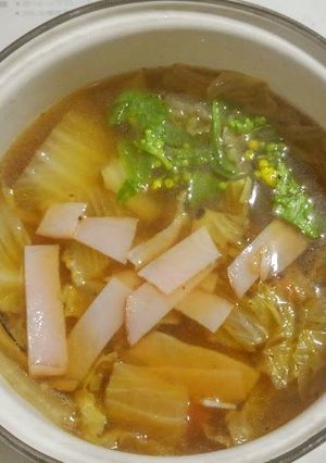 中華風白菜スープ-レシピのメイン写真
