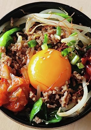 包丁まな板不要☆やみつきビビンバ丼☆簡単-レシピのメイン写真