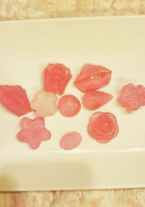 時短・桜の琥珀糖（覚書）-レシピのメイン写真