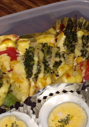 お弁当に☆野菜のマヨチーズ焼き-レシピのメイン写真