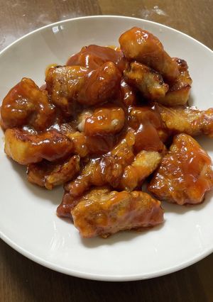 豚だけの酢豚かんたん酢で簡単-レシピのメイン写真