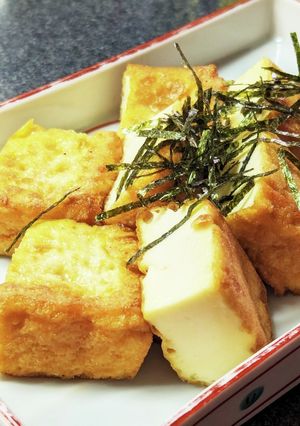 さっと3分あぶるだけ!厚揚げのいしる焼き-レシピのメイン写真