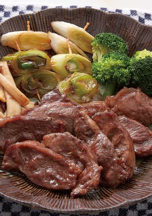 フライパンひとつで簡単！カシラ肉焼とん風-レシピのメイン写真