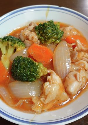 揚げない・焼かない・鶏もも肉の酢豚風-レシピのメイン写真