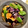 茄子の新玉ねぎがけ