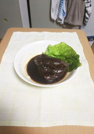 ノンアルコール版・牛頬？肉の赤ワイン煮-レシピのメイン写真