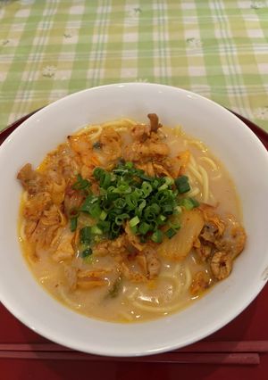 簡単！豚キムチラーメン-レシピのメイン写真