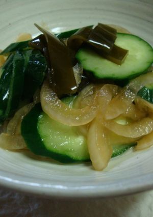新玉ねぎと昆布茶のマリネサラダ-レシピのメイン写真