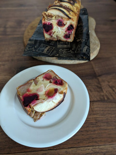 ビーツとりんごのケークサレ-レシピのメイン写真
