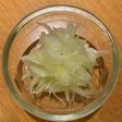 新玉ねぎとセロリの梅シロップマリネ