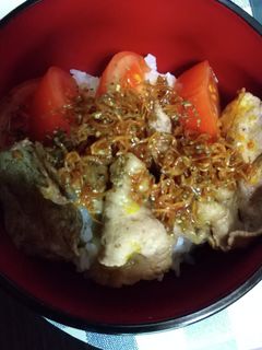 焼き肉トマト丼-レシピのメイン写真