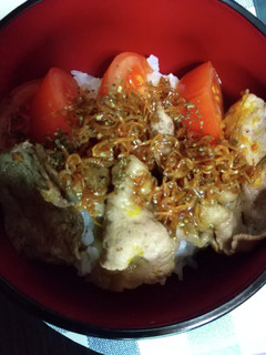 焼き肉トマト丼-レシピのメイン写真