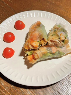 う米めんの生春巻き-レシピのメイン写真
