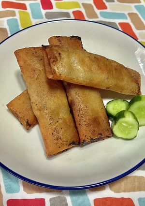 超簡単♪♪カレー風味の肉春巻き♪♪-レシピのメイン写真