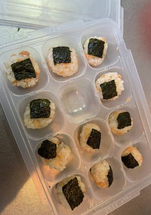 離乳食容器で簡単♪ミニおにぎり-レシピのメイン写真