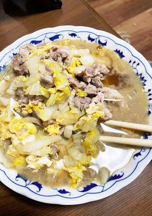 白菜と豚こま肉煮-レシピのメイン写真