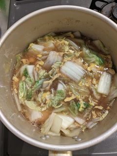 炒めてくうま!白菜のトロたまスープ-レシピのメイン写真