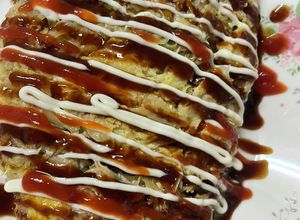 コンビニ食材で作る　ヘルシーキャベツ焼き-レシピのメイン写真