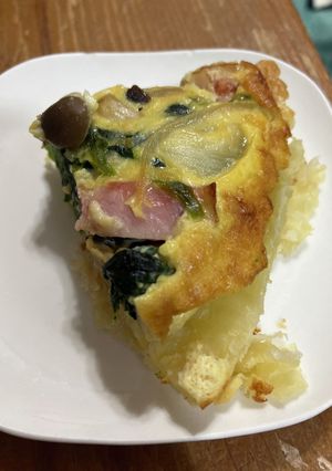ベーコンとほうれん草のキッシュ-レシピのメイン写真