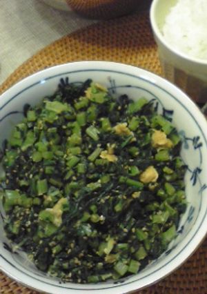 めんつゆだけ!大根葉の炒め物-レシピのメイン写真