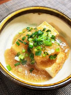 レンチン厚揚げの大根おろしあんかけ-レシピのメイン写真