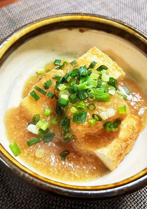 レンチン厚揚げの大根おろしあんかけ-レシピのメイン写真