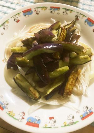 【簡単】茄子と玉ねぎでサッパリ-レシピのメイン写真