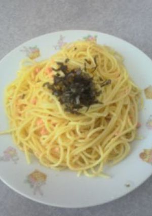 お手軽☆たらこ（明太子）スパゲッティ-レシピのメイン写真