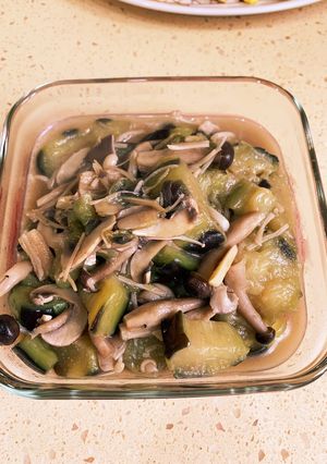 ホットクックで茄子の炒め煮-レシピのメイン写真