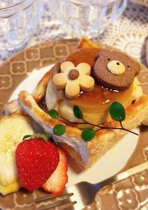 簡単プリンパイ♡-レシピのメイン写真