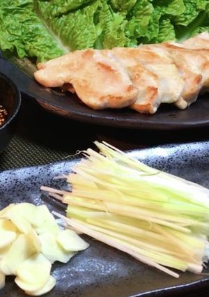 【痩せ飯本舗】鶏ムネ肉のサムギョプサル風-レシピのメイン写真