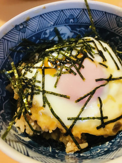 鍋の〆●味噌雑炊の目玉丼-レシピのメイン写真