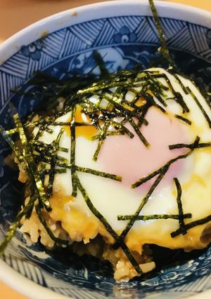 鍋の〆●味噌雑炊の目玉丼-レシピのメイン写真