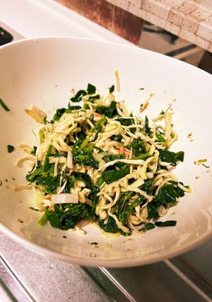 切り干し大根と豆苗の生姜風お浸し-レシピのメイン写真