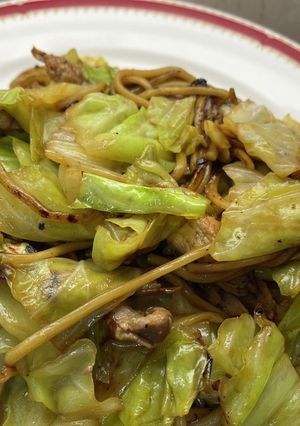 電解水素水で作る焼そば★スマイリー流！-レシピのメイン写真