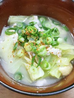 キャベツの豚汁-レシピのメイン写真