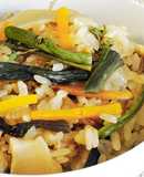 自家製干しわらびの山菜おこわ【干し野菜】