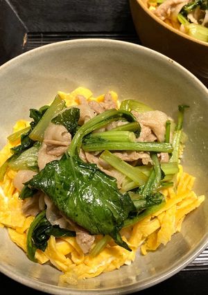 【野菜ソムリエ】畑菜丼-レシピのメイン写真