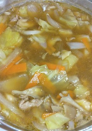 焼肉のタレでスープ-レシピのメイン写真