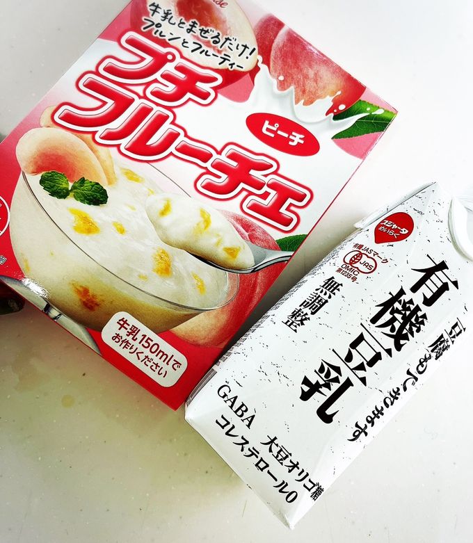 豆乳でフルーチェ-レシピのメイン写真