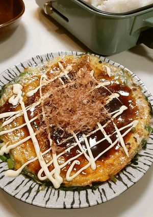 ライスペーパーでキャベツ焼き-レシピのメイン写真